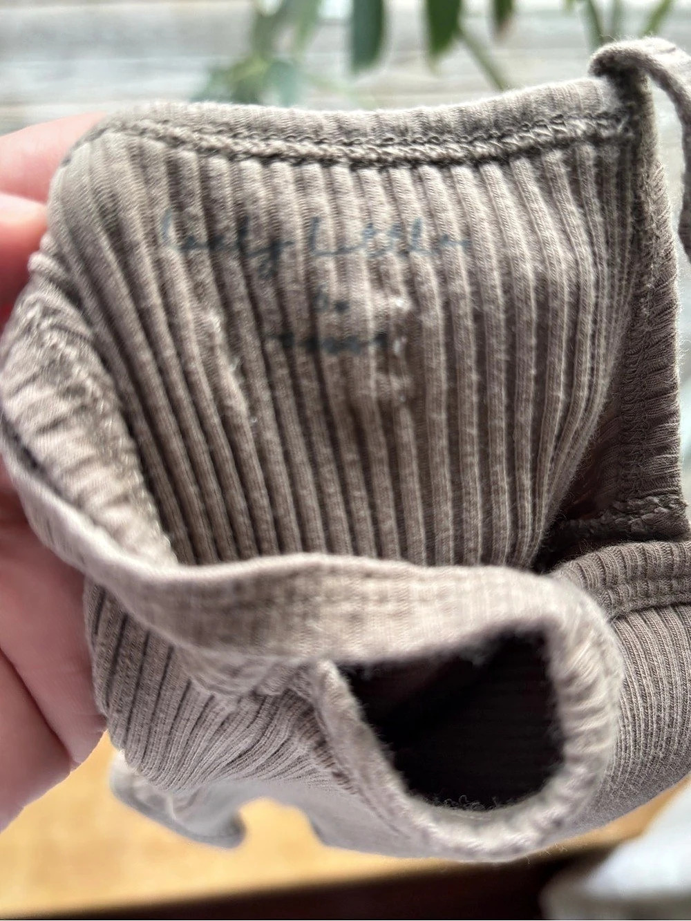 Lovely Little Ribbed Bodysuit - Picture 3 of 3